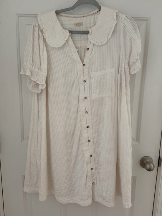 Pilcro Dresses & Skirts - Keira Mini Dress by Pilcro in Ivory